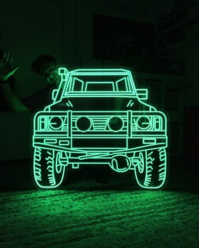 Custom truck LED neon light