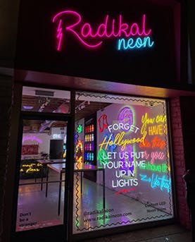 Radikal Neon signs US office