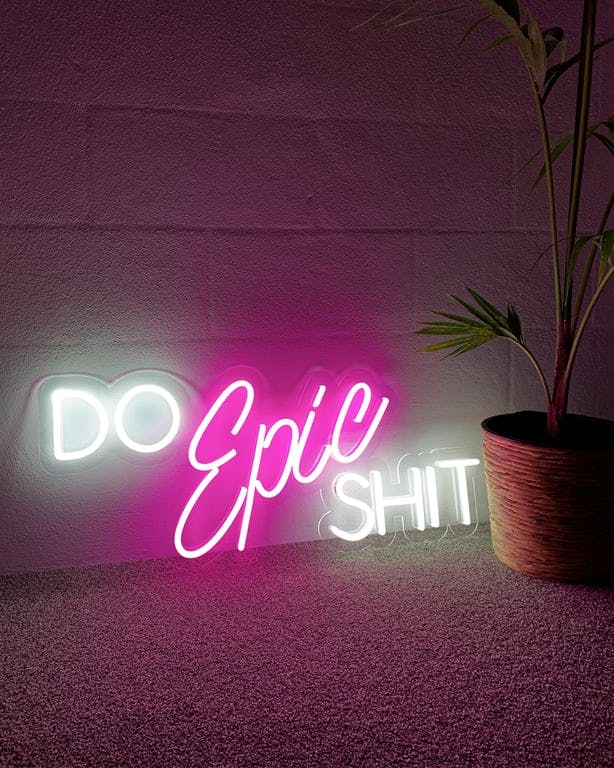 Motivational Neon Signs with Words to Start Your Year Off Right